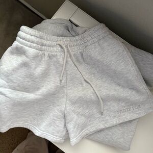 White Fox Boutique Light Gray Sweat Shorts